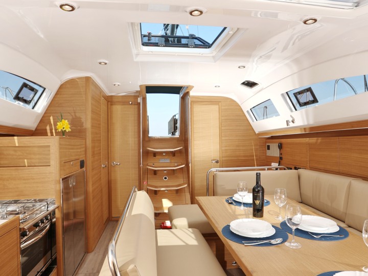 Elan Impression 45.1 charter bareboat or skippered in  Trogir