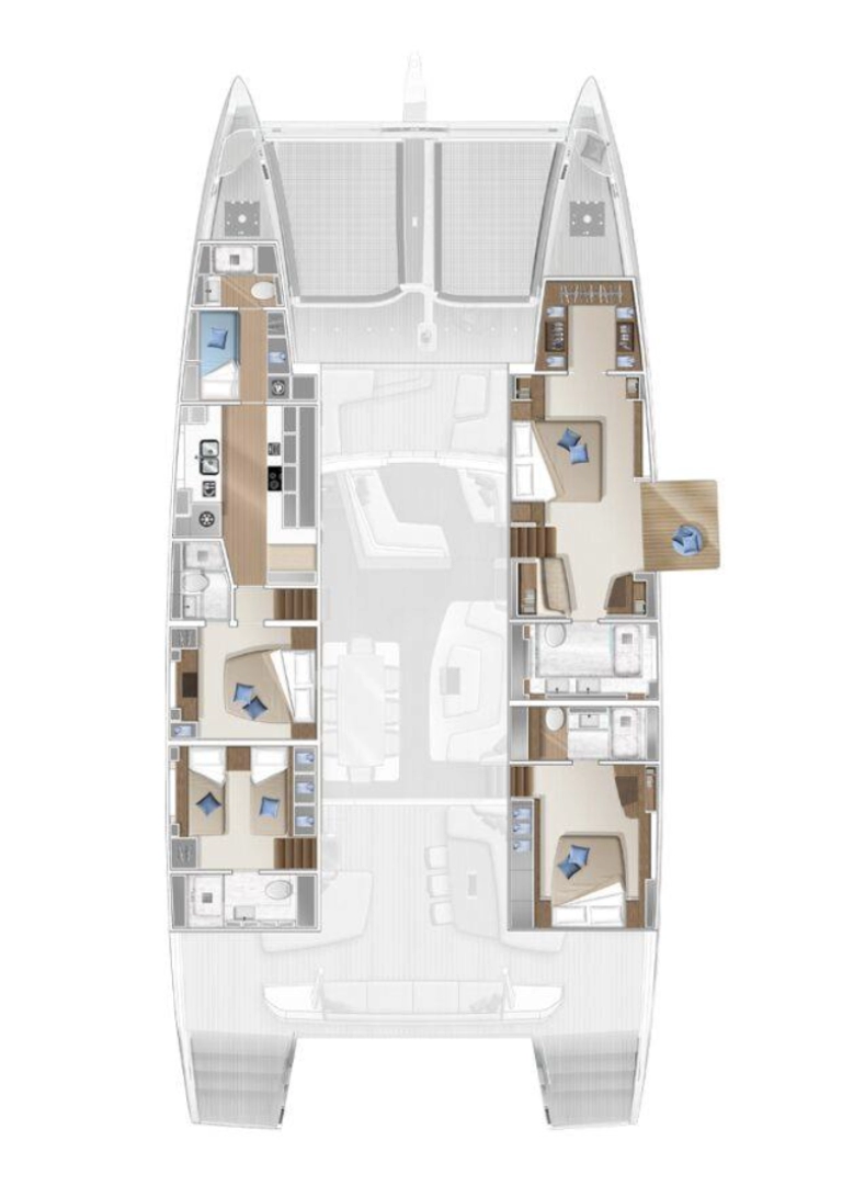 Catamaran to hire Bas du Fort at the best price