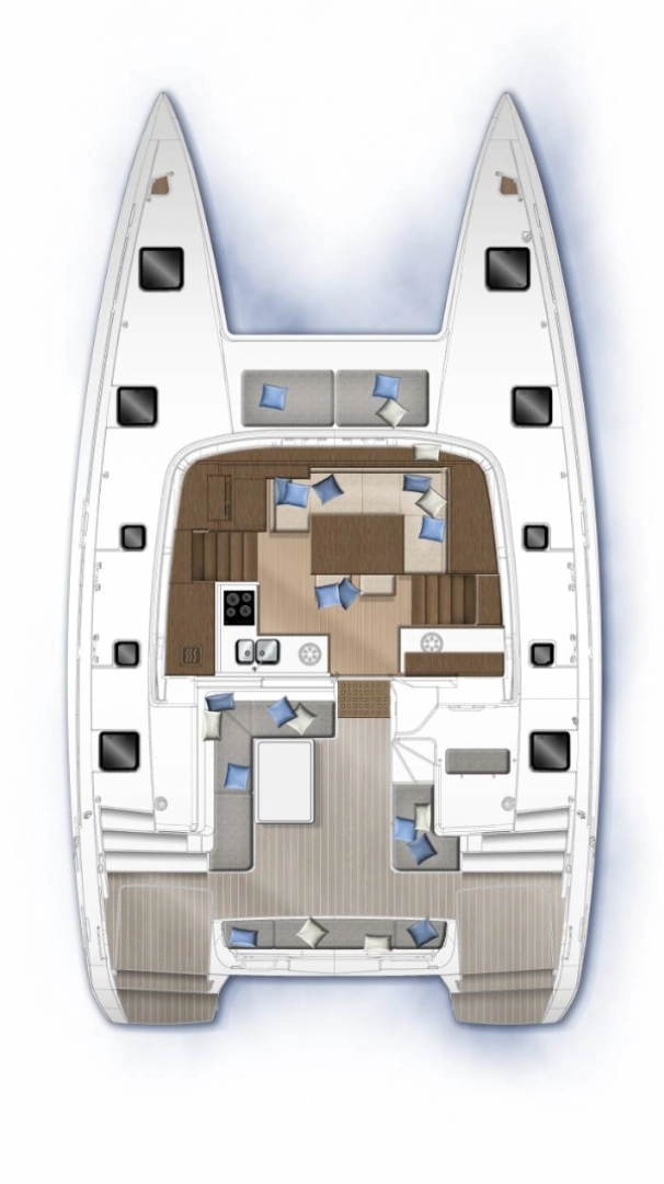 Yacht hire Bas du Fort cheap Lagoon 40