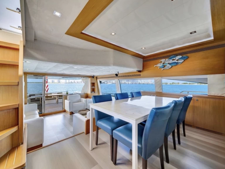 Ferretti Ferretti 80 charter bareboat or skippered in  Miami Beach