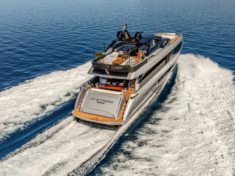 Riva NO STRESS 888 charter bareboat or skippered in  Baška Voda