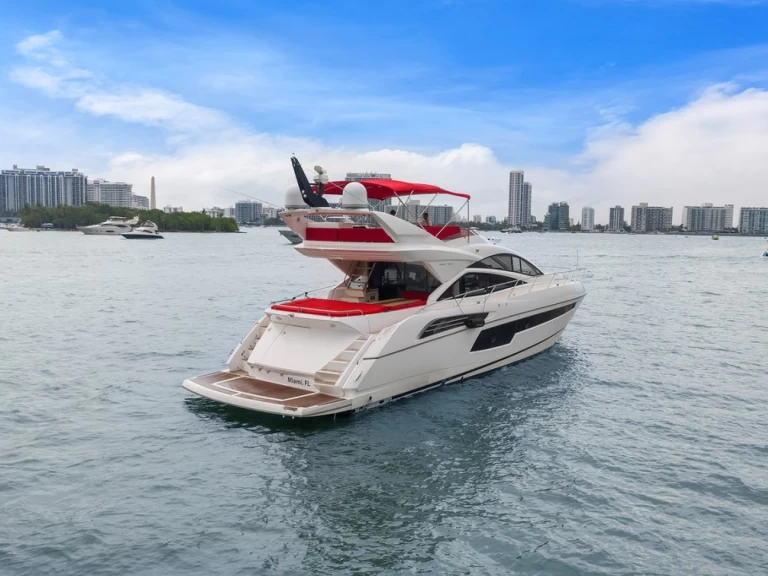 Sunseeker 70  charter bareboat or skippered in  Miami Beach