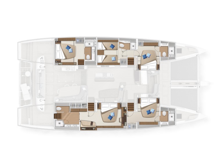 Hire Catamaran Lagoon with a boat licence