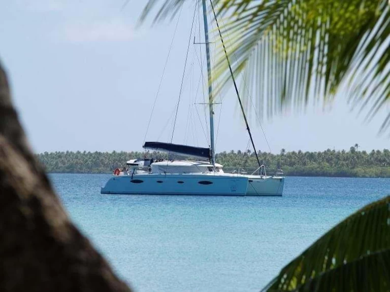 Fountaine Pajot Salina 48 charter bareboat or skippered in  Papeete