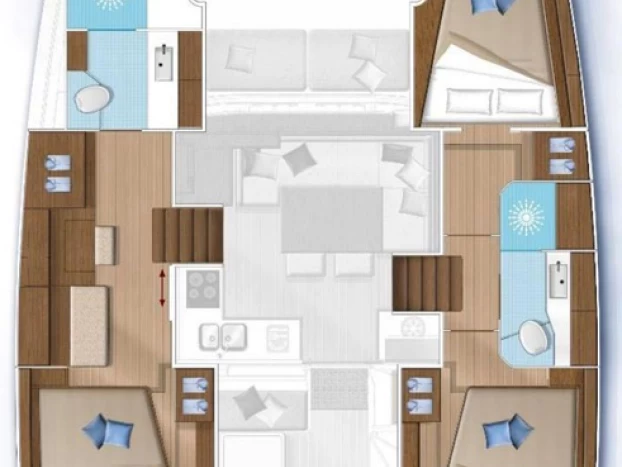 Lagoon Lagoon 40 charter bareboat or skippered in  Šibenik