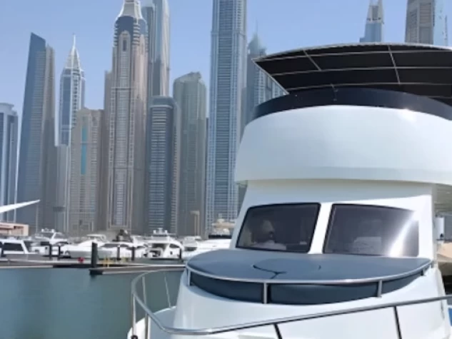 Riviera 42  charter bareboat or skippered in  Dubai Marina