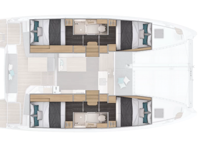 Yacht charter Kaštela - Lagoon Lagoon 38 on SamBoat