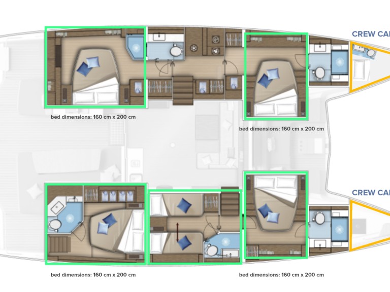Hire Catamaran Lagoon with a boat licence