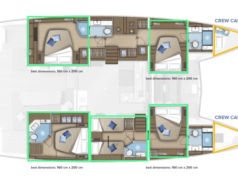 Hire Catamaran Lagoon with a boat licence