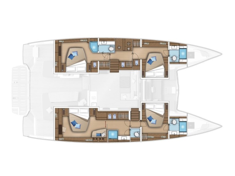 Catamaran hire in Trapani - Lagoon Lagoon 55