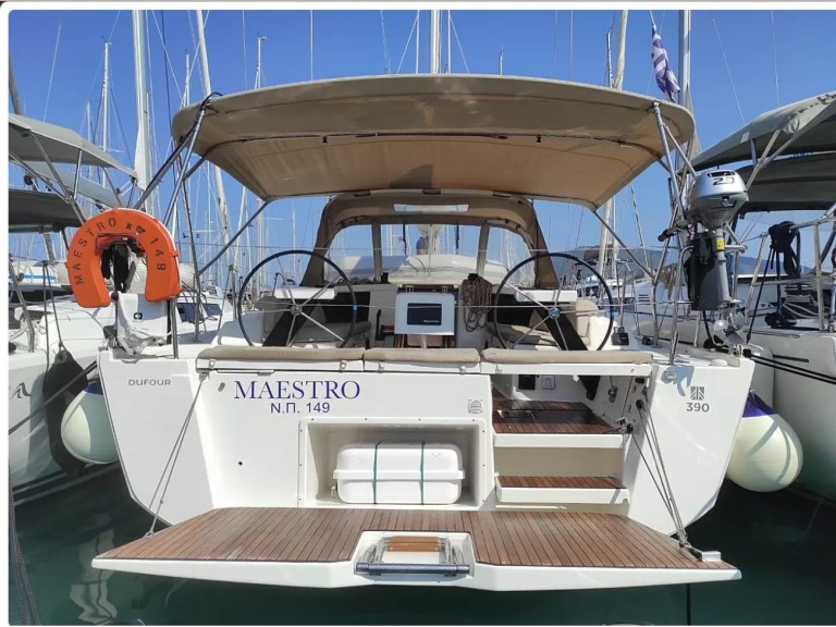 Yacht hire Sývota cheap Dufour 390 Grand Large