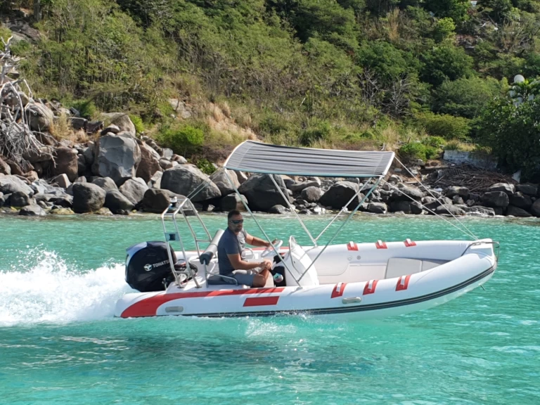 Yacht hire Marigot cheap Rib 480