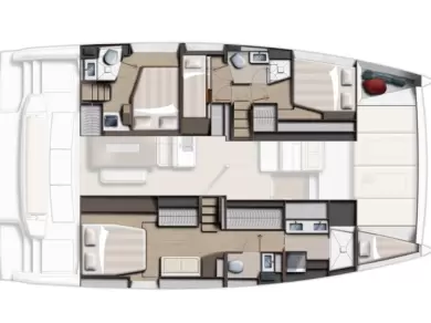 Catamaran hire in Le Marin - BALI 4.6 4 CABINES BALI 4.6 