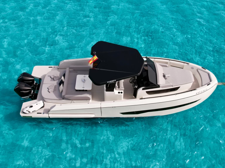 Hire Motorboat with or without skipper Kumbra Yachts Marina Ibiza