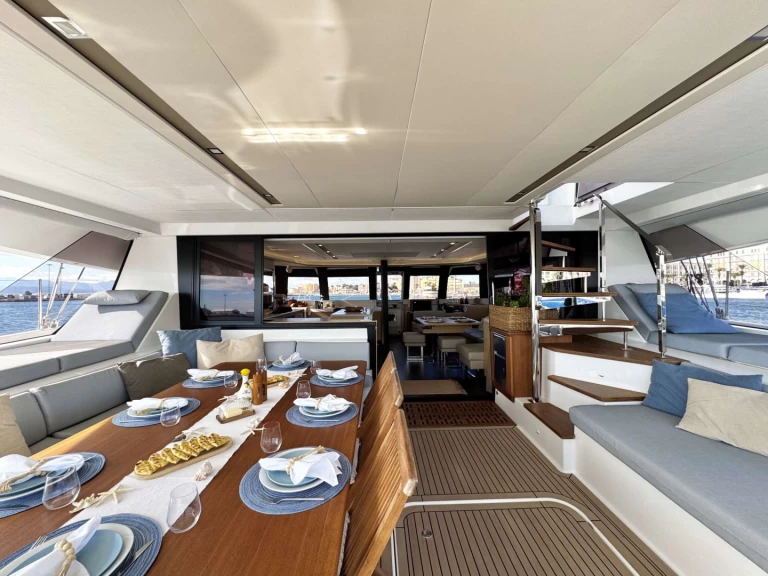 Fountaine Pajot Tranquila charter bareboat or skippered in  British Virgin Islands (BVI)