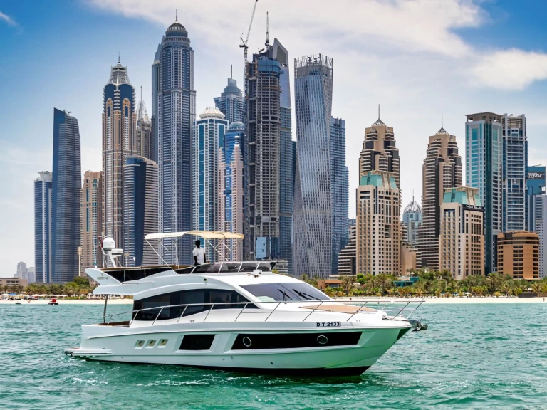 Luxury Yacht hire in Dubai Marina - Gulf Craft majesty 48ft
