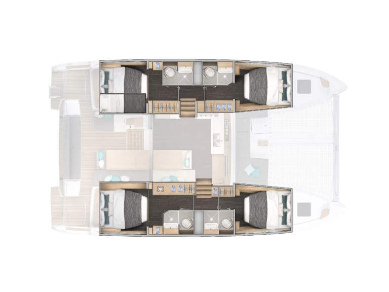 Hire Catamaran Lagoon with a boat licence