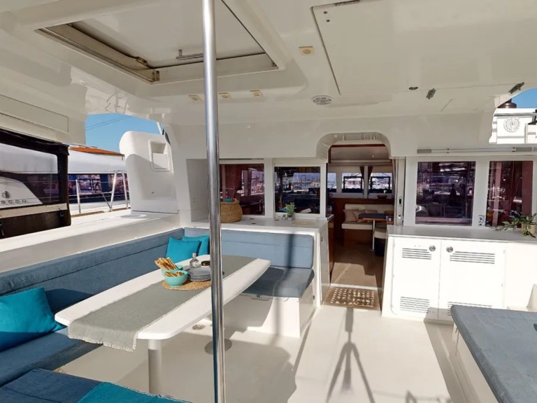 Lagoon Lagoon 450 F charter bareboat or skippered in  Perigiali