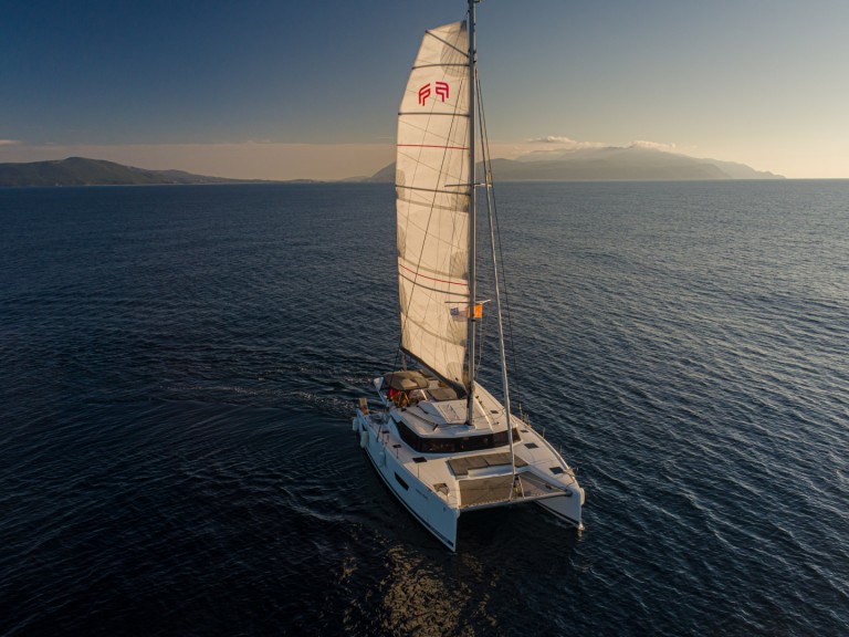 Hire Catamaran Fountaine Pajot with a boat licence