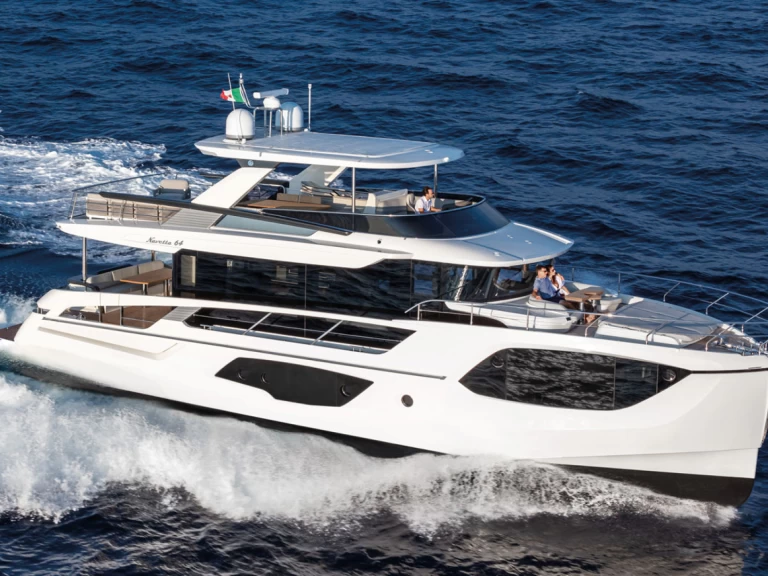 Absolute Yachts Navetta 64 charter bareboat or skippered in  Sukošan