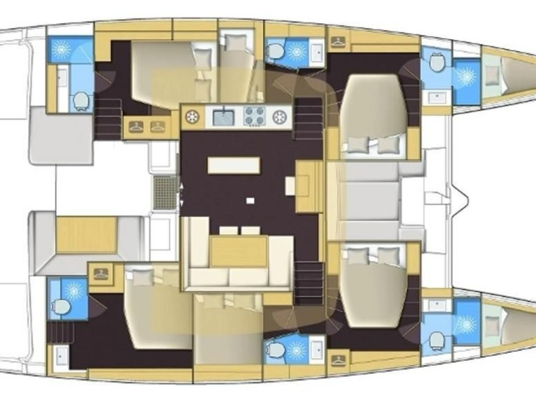 Yacht charter Port d'Andratx - Lagoon Lagoon 52 F on SamBoat