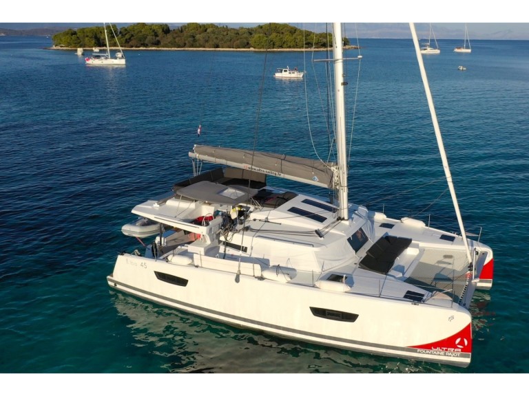 Fountaine Pajot Elba 45 charter bareboat or skippered in  Seget Donji