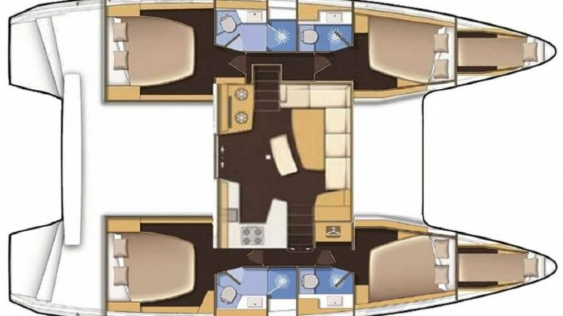 Hire Catamaran Lagoon with a boat licence