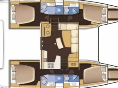 Hire Catamaran Lagoon with a boat licence