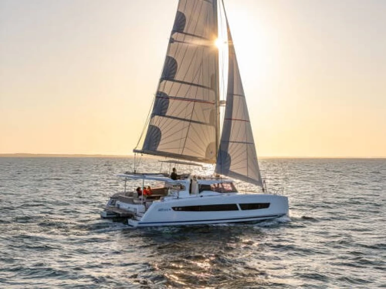 Fountaine Pajot FP 41 charter bareboat or skippered in  Nikiána