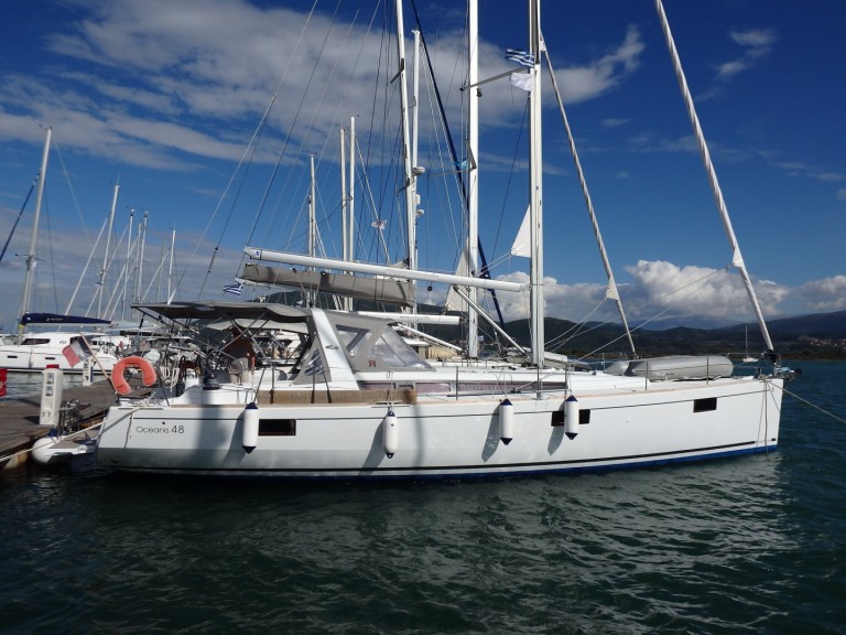 Bénéteau Oceanis 48 charter bareboat or skippered in  Lefkáda