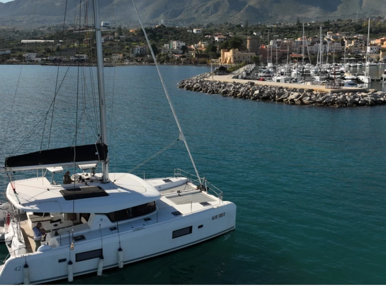 Lagoon Lagoon 42 charter bareboat or skippered in  Castellammare del Golfo
