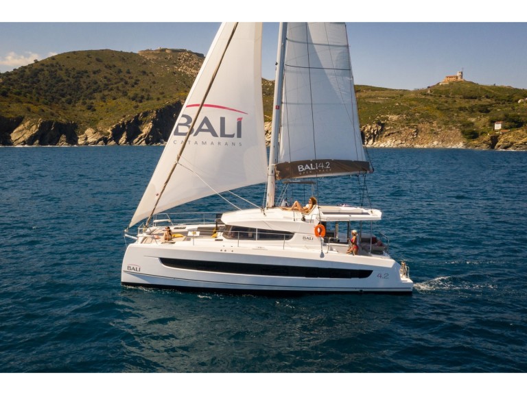 Catamaran hire in Cephalonia island - Bali Bali 4.2