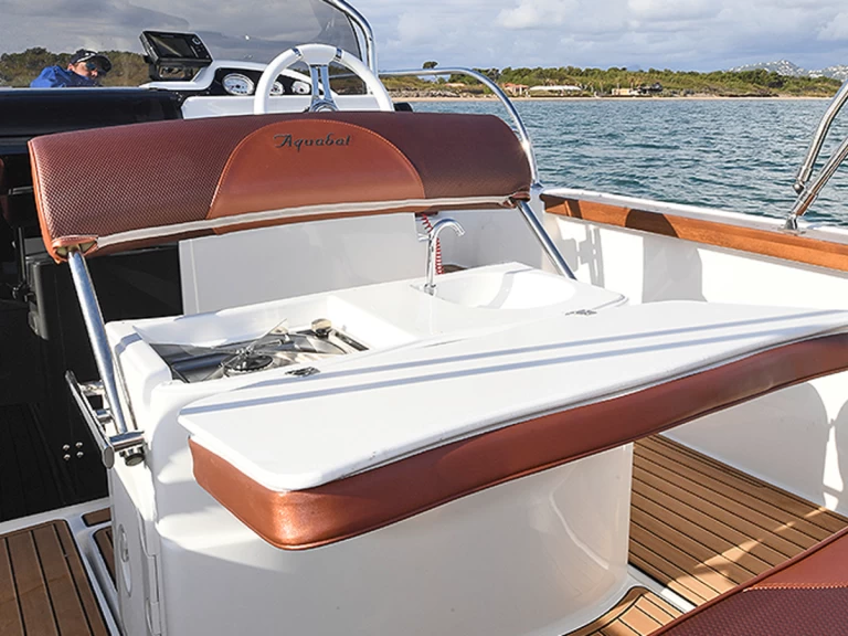 Aquabat SPORT INFINITY 21 charter bareboat or skippered in  Sant Antoni de Portmany