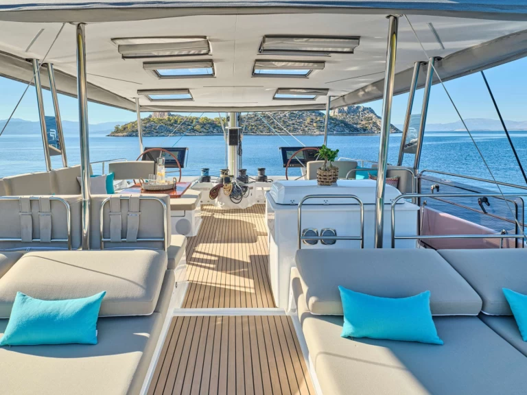 Fountaine Pajot SUNMOON charter bareboat or skippered in  Néa Péramos
