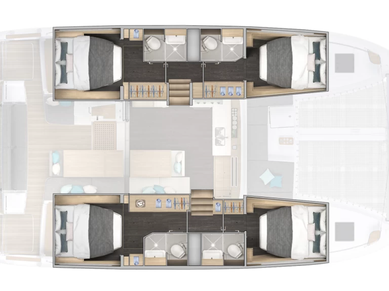 Charter a Lagoon Lagoon 43 in Cugnana Verde on Samboat