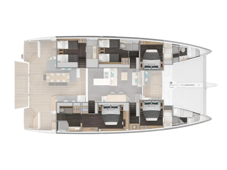 Catamaran hire in Cugnana Verde - Lagoon Lagoon 60