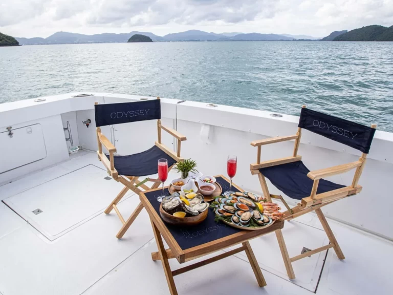 Bertram Odyssey 1 charter bareboat or skippered in  Phuket (City)
