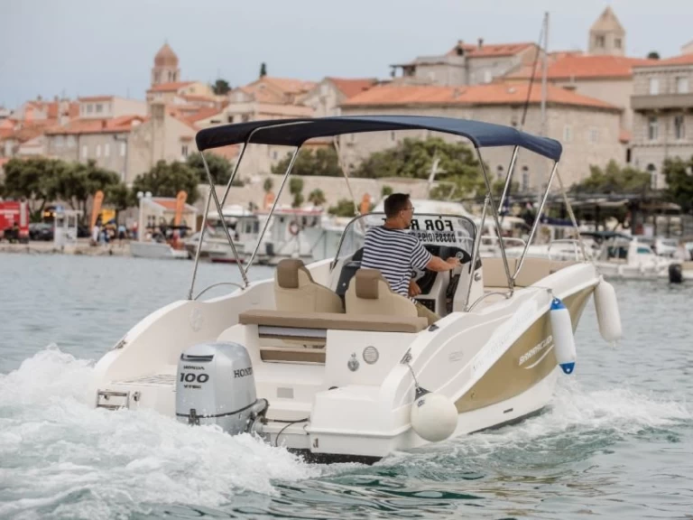Barracuda 545 charter bareboat or skippered in  Rab