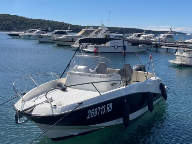 Quicksilver Activ 605 Sundeck charter bareboat or skippered in  Rab