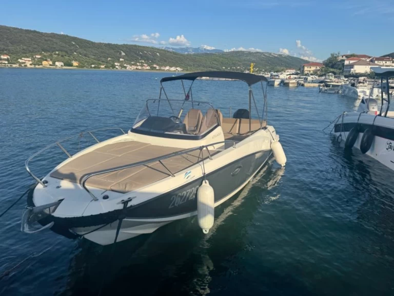 Quicksilver Activ 675 Sundeck charter bareboat or skippered in  Rab