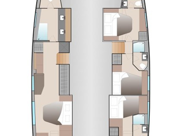 Yacht charter Le Marin - Fountaine Pajot Aura 51 on SamBoat