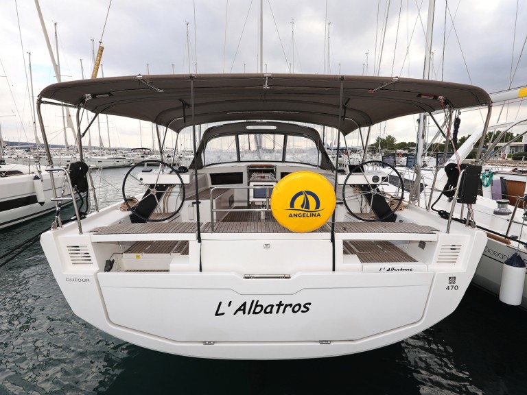 Yacht hire Trogir cheap Dufour 470