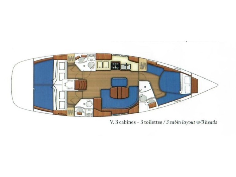 Hire Sailboat Bénéteau with a boat licence