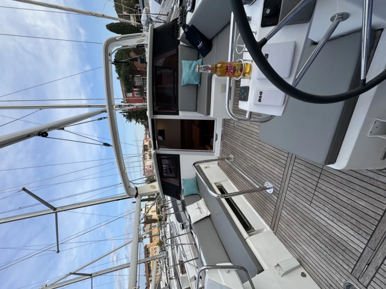 Bénéteau Sense 50 charter bareboat or skippered in  Port Grimaud
