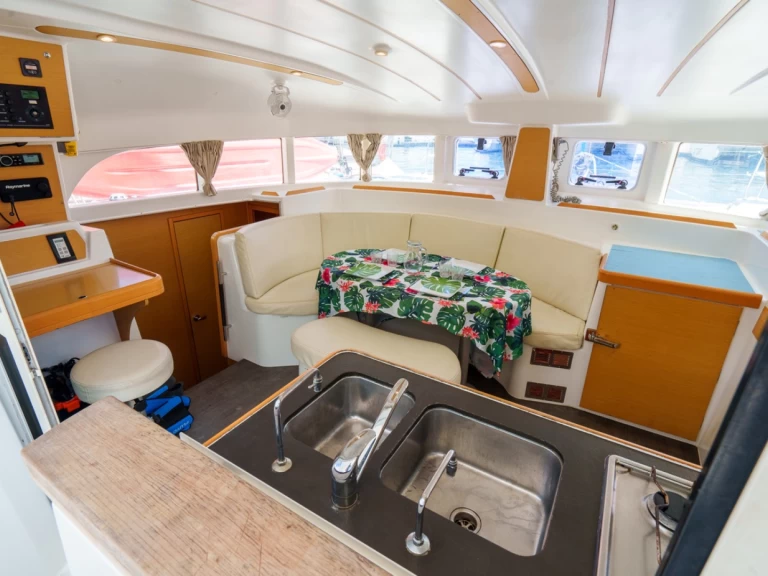 Lagoon Lagoon 380 S2 charter bareboat or skippered in  Fa'anui