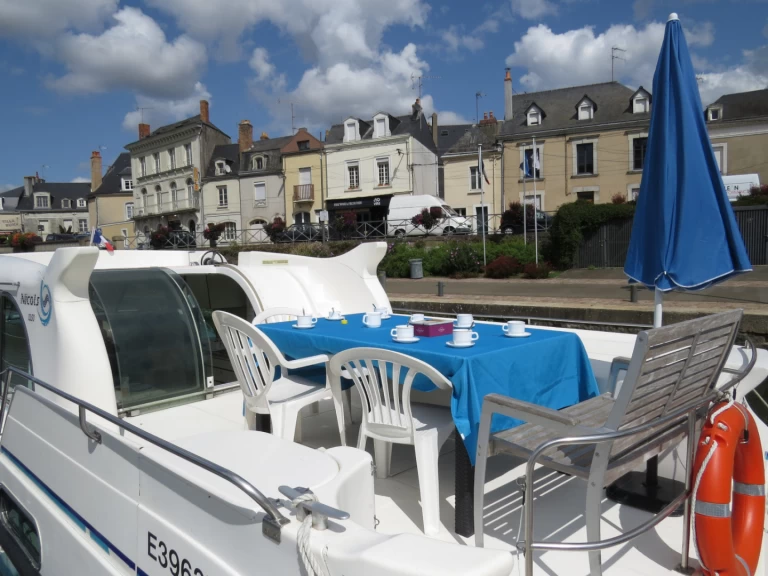Nicols Yacht Confort Groupe 8-10 p. charter bareboat or skippered in  Sablé-sur-Sarthe