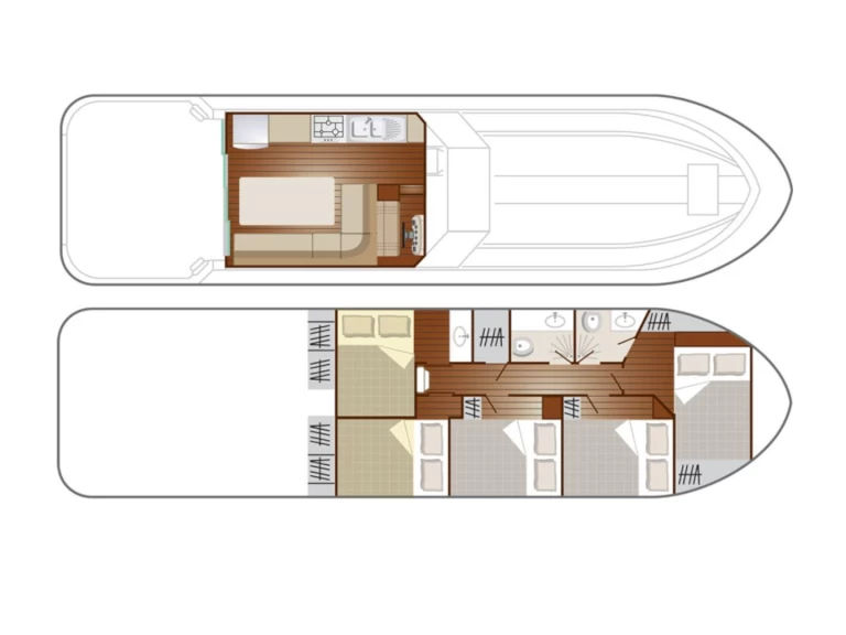 Yacht charter Sablé-sur-Sarthe - Nicols Yacht Confort Groupe XL 8-12 p. on SamBoat
