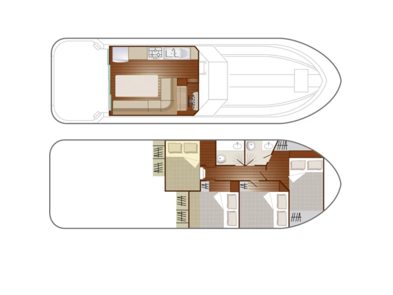 Charter a Nicols Yacht Confort Family 6-10 p. in Sablé-sur-Sarthe on Samboat