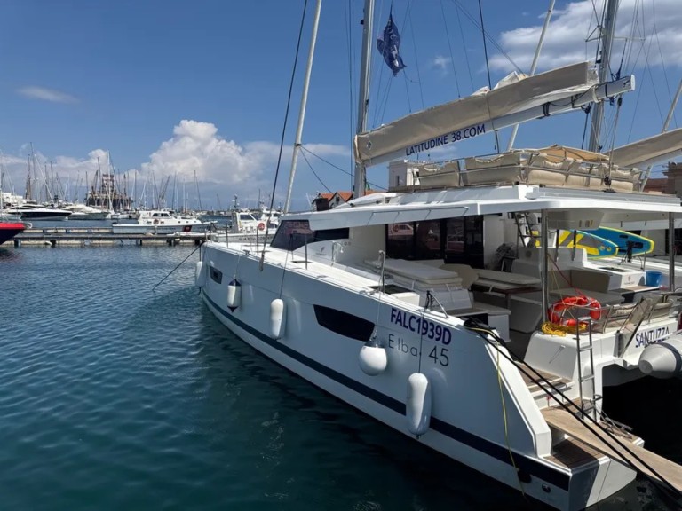 Fountaine Pajot Elba 45 charter bareboat or skippered in  Cagliari