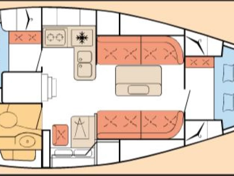 Sailboat hire in Pointe-à-Pitre - Dufour Dufour 34
